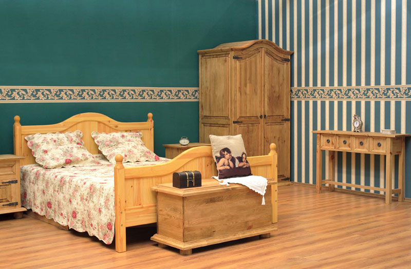 Aranżacja sypialni w stylu rustykalnym